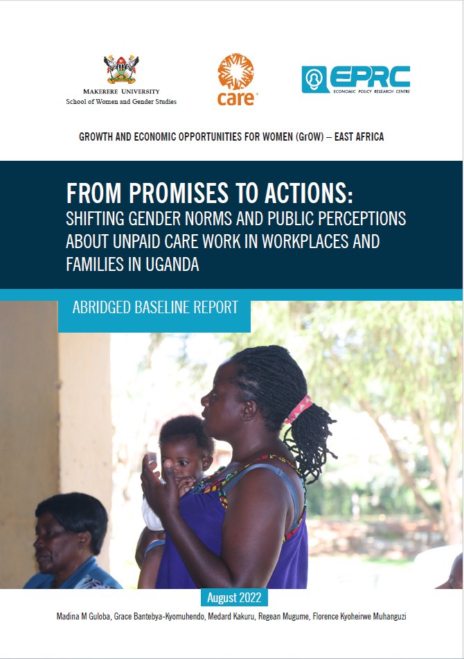 #October29 International Day of Care and Support. Read our report on the status of unpaid care work in Uganda: eprcug.org/publication/fr… #investincare #care @unwomenuganda @IDRC_CRDI @AAbenakyo