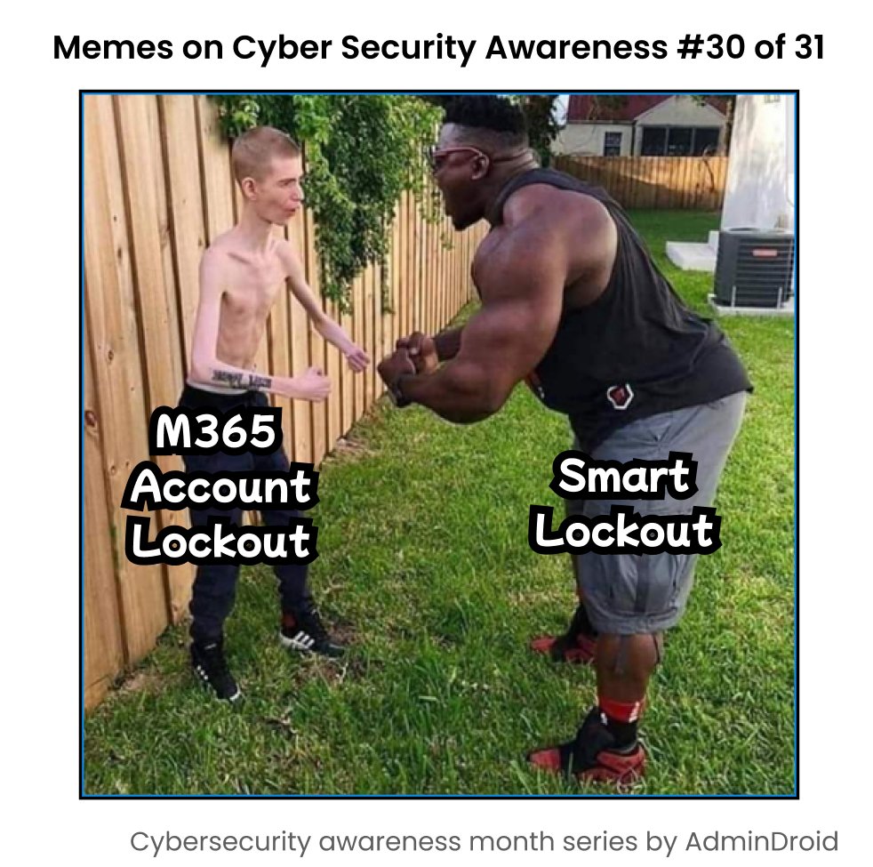 AdmiinDroid's tweet photo. Regular M365 account lockout? It can lock out real users who forget their passwords, so go with smart lockout that checks extra layers like location, IP & pwd patterns before deciding to lock out.
https://t.co/TR0Gsu3dT6
#Microsoft365 #AdminDroid #Security #AzureAD #SmartLockout https://t.co/4CcOEVQkwL