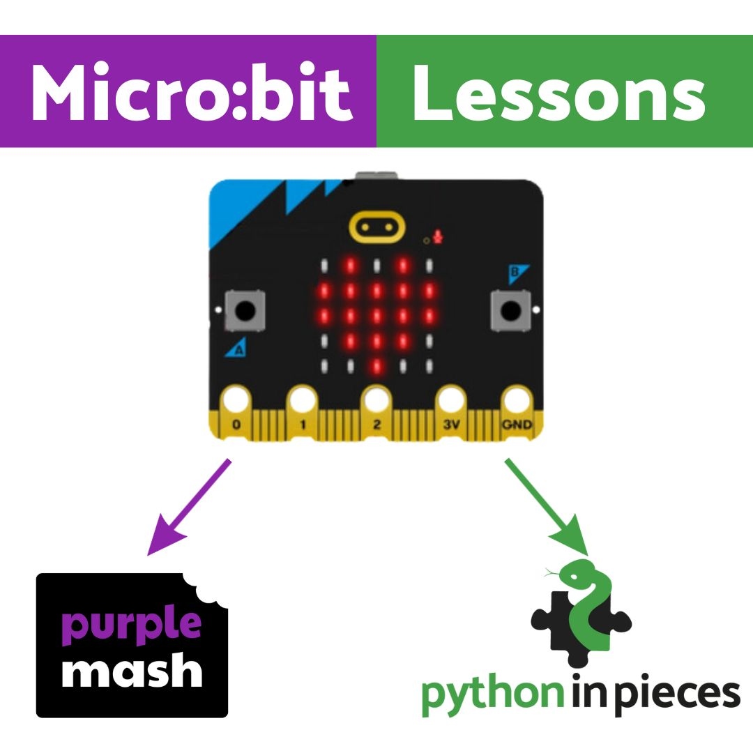 2SimpleSoftware's tweet image. 📢 EXCITING ANNOUNCEMENT: There are now Micro:bit lesson ideas included with your subscription of Purple Mash and Python in Pieces 🙌🎉
Not yet signed up? Get a free trial here:
2simple.com/purple-mash/
2simple.com/pythoninpieces/
#Computing #ComputingLead #ComputerScience #python