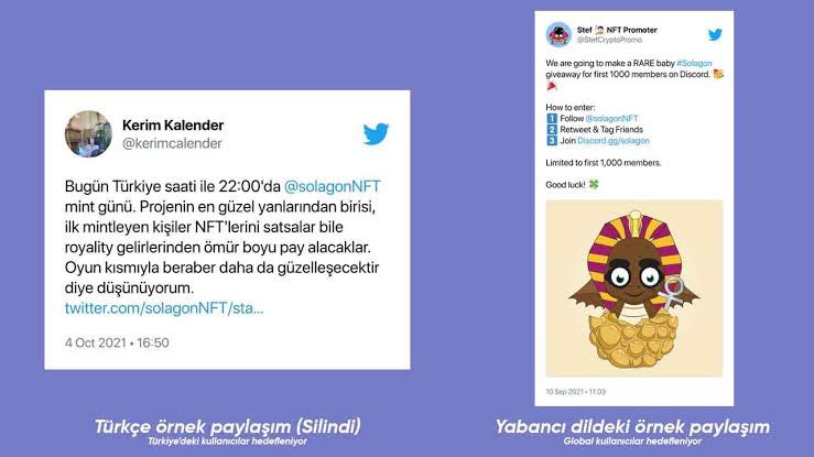 Oguzhanderblock's tweet photo. Galiba şafak attı, güneş doğuyor, tahtakuruları hesabı kapatmadan nereye?

İyilerin dostu, kötülerin düşmanı, tatlı mı tatlı, @kerimcalender’in reklamını yaptığı ve batan bazı projeler;

A- $SNC - Hem de itoğlu it @JrKripto’nun projesi :) Sonuç ? Rug pull

B- #Solagon NFT projesi rug pull yedikten sonra bu “naif” adam haberlere bile konu oldu :) Sonuç ? Rug pull

C- $Senso : Pylaştığı tarihten bu yana %97 düşmüş. Sonuç ? Rug Pull

Utanmadan hala şirin gözükmeye, onurlu bir insan gibi gözükmeye çalışıyor. Bir de, “dump” günleri ona buna “alçaklar” diyerek küçük yatırımcıya değer verdiğini göstermeye çalışıyor. 

Anlatsana kerim, kaç dolar yetti takipçilerine bu scam projeleri paylaşman için ? Anlatsana kerim, kaç parasın ?