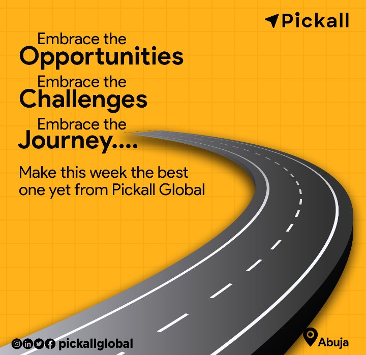 Pickallglobal's tweet photo. Happy New week from Pickall logistics 🚚💛🖤
.
.
.
#monday #mondaymotivation #logistics #explorepage #pickall #gainwithxtiandela https://t.co/NxpjE3kgs9