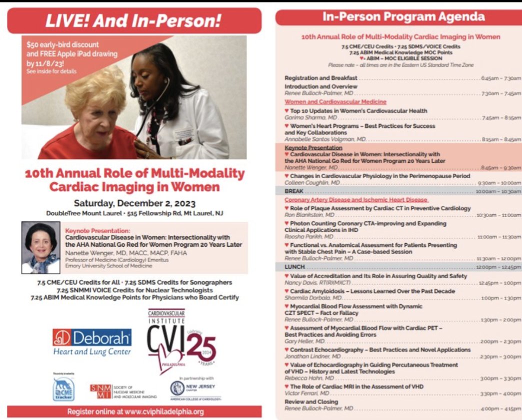 Renée Bullock-Palmer MD FACC FAHA FASNC FASE FSCCT (@rbp0612) on Twitter photo Keynote speaker is legendary <a href="/NanetteWenger/">Nanette Wenger</a> .Great faculty <a href="/GarimaVSharmaMD/">Garima Sharma M.D</a> <a href="/avolgman/">AnnabelleVolgman MD</a> <a href="/RonBlankstein/">Ron Blankstein</a> <a href="/rooshaparikh/">Roosha Parikh</a> <a href="/DorbalaSharmila/">Sharmila Dorbala</a> <a href="/JLindnerMD/">JLindnerMD</a> <a href="/hahn_rt/">RTHahnMD</a> <a href="/VicFerrariMD/">Vic Ferrari MD</a> Dr. Gary Heller <a href="/NJACC/">NJ Chapter of ACC</a> Keynote speaker is legendary <a href="/NanetteWenger/">Nanette Wenger</a> .Great faculty <a href="/GarimaVSharmaMD/">Garima Sharma M.D</a> <a href="/avolgman/">AnnabelleVolgman MD</a> <a href="/RonBlankstein/">Ron Blankstein</a> <a href="/rooshaparikh/">Roosha Parikh</a> <a href="/DorbalaSharmila/">Sharmila Dorbala</a> <a href="/JLindnerMD/">JLindnerMD</a> <a href="/hahn_rt/">RTHahnMD</a> <a href="/VicFerrariMD/">Vic Ferrari MD</a> Dr. Gary Heller <a href="/NJACC/">NJ Chapter of ACC</a>