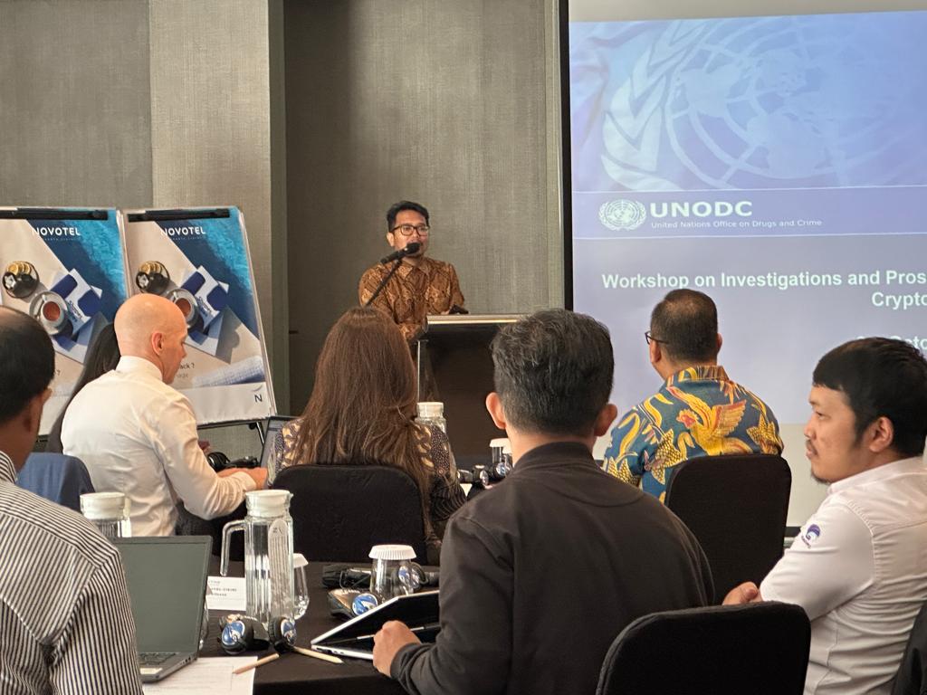 UNODC partners with Indonesia on a policy dialogue workshop for the handling of money laundering and counter financing of terrorism related cases involving cryptoassets via public-private sector engagement. #AMLCFT #Cryptoassets