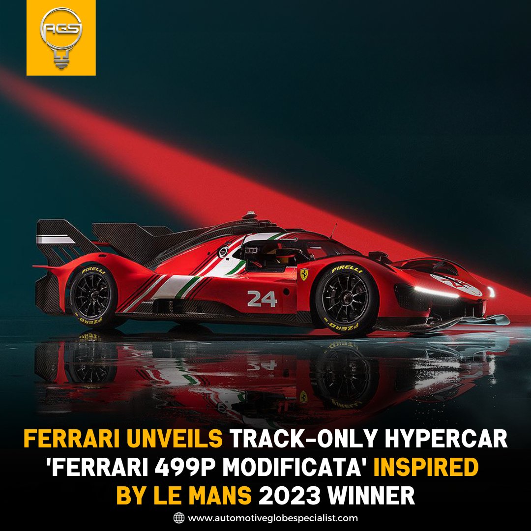 Ferrari's Latest Marvel: Meet the 499P Modificata!🏎️
Unleashed from Le Mans glory, this track-only #hypercar offers extreme power with a 'push-to-pass' button and improved drivability. Get ready to conquer the track like a pro! 💪💯
#Ferrari499PModificata #Ferrari #LeMans