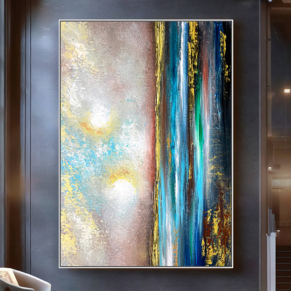 A large landscape-themed Gem abstract painting on canvas, adding a vibrant touch to your home wall decor
FREE Global Shipping Available, Purchase Here
krivaarthouse.etsy.com/uk/listing/159…

#landscapeart #abstractpainting #brightdecor #homewalldecor #wallart #abstractpainting #ArtistOnTwitter