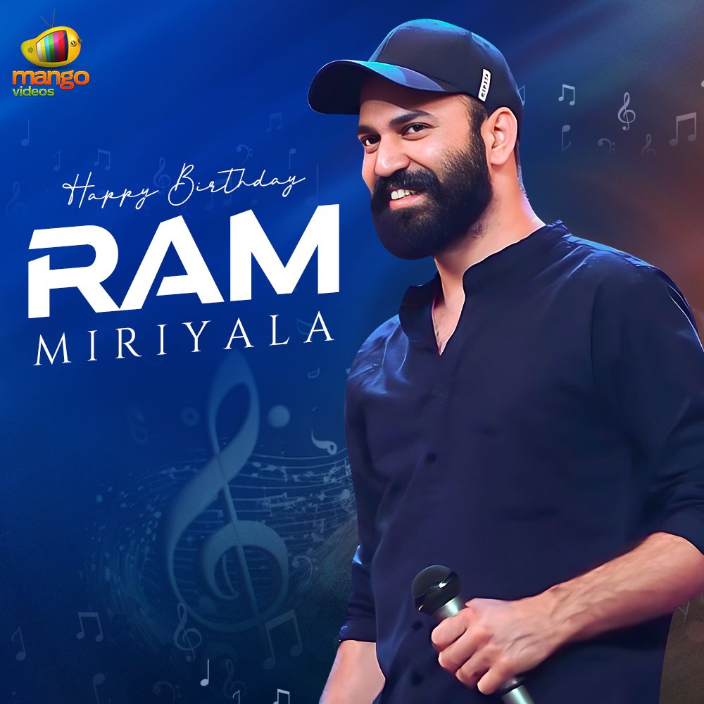 Join us in Wishing the Talented Music Composer & Singer #RamMiriyala a very Happy Birthday 🎂 🎉🎊 

Wishing you a Blockbuster Musical Hit with #TilluSquare 🎶

#HappyBirthdayRamMiriyala #HBDRamMiriyala #MangoVideos