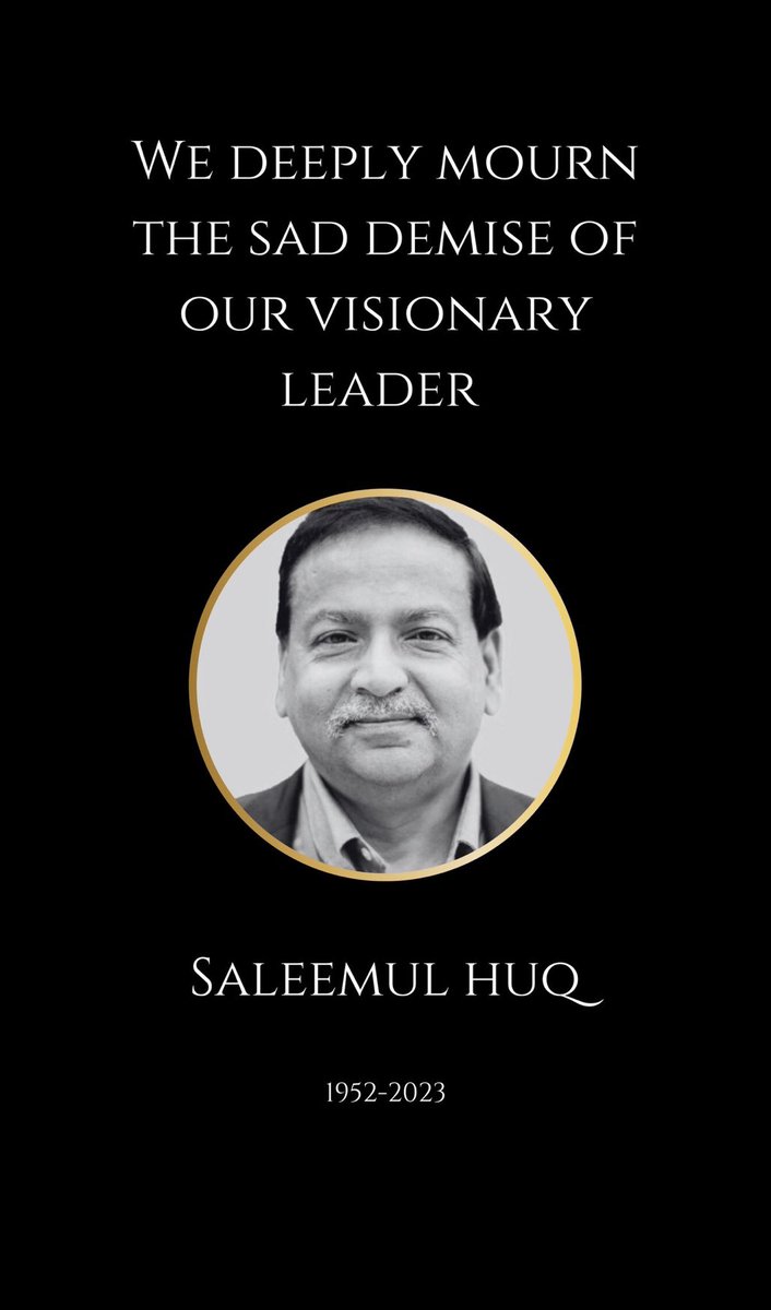 Saleem was the global reference point on climate justice and development. His insights were invaluable and a powerful voice for the vulnerable people in the world. A major loss. His legacy will live on with us, not only as a leader on climate, but also as a humble team player