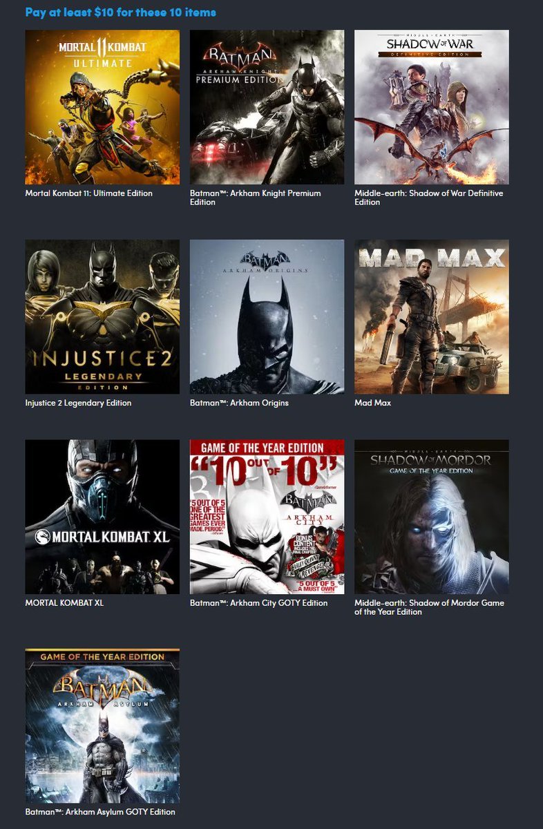 Wario64's tweet image. Batman Arkham Origins (Steam) w/ 9 other games is $10 on Humble WB Games Bundle bit.ly/3tQoLq6 #ad