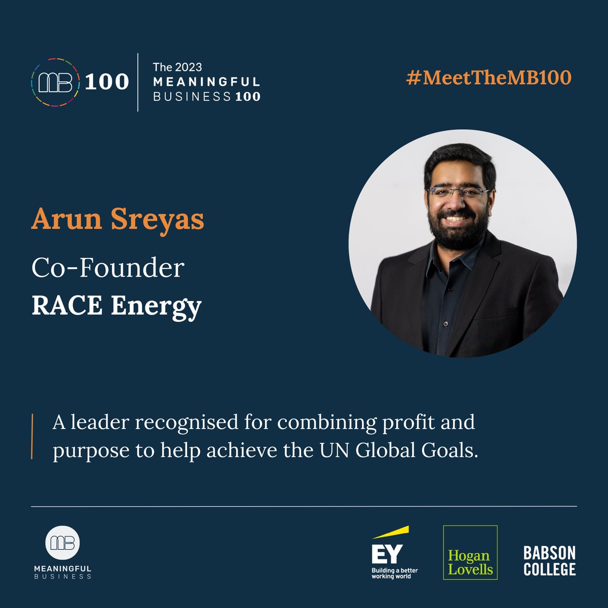RACEnergy's tweet photo. Congratulations to our Co-Founder, @SreyasArun, for being recognised in the @MB_Community 100 awards! 🌟🏆

At RACE, we look forward to his continued efforts in making a substantial difference in the industry 🚗⚡

https://t.co/WqWClq0i5c

#LetsRACE https://t.co/OohIfCR9QZ