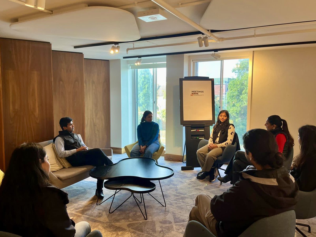 SharadSagar's tweet photo. Was inspiring to meet #DexterityToCollege fellows in London at Dexterity's Overseas Meetup and Retraining Program (OMRP). From pursuing an undergraduate degree in European Politics to a PhD in Cellular Biology, young dexters from humble backgrounds are making a mark everywhere. https://t.co/zOLBS37Ybj