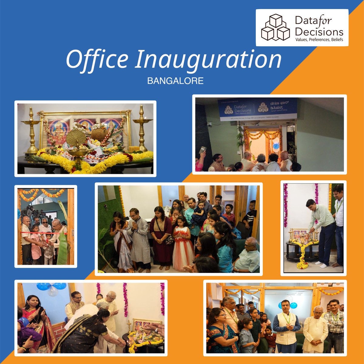 DecisionsFor's tweet image. 𝐃𝐚𝐭𝐚 𝐟𝐨𝐫 𝐃𝐞𝐜𝐢𝐬𝐢𝐨𝐧𝐬 𝐍𝐞𝐰 𝐎𝐟𝐟𝐢𝐜𝐞 𝐢𝐧 𝐁𝐞𝐧𝐠𝐚𝐥𝐮𝐫𝐮 𝐎𝐟𝐟𝐢𝐜𝐢𝐚𝐥𝐥𝐲 𝐎𝐩𝐞𝐧𝐞𝐝

We are delighted to announce the inauguration of our new office at HBR Layout, Bengaluru. 

#DataForDecisions #DforD #OfficeOpening #NewWorkspace #NewBeginnings