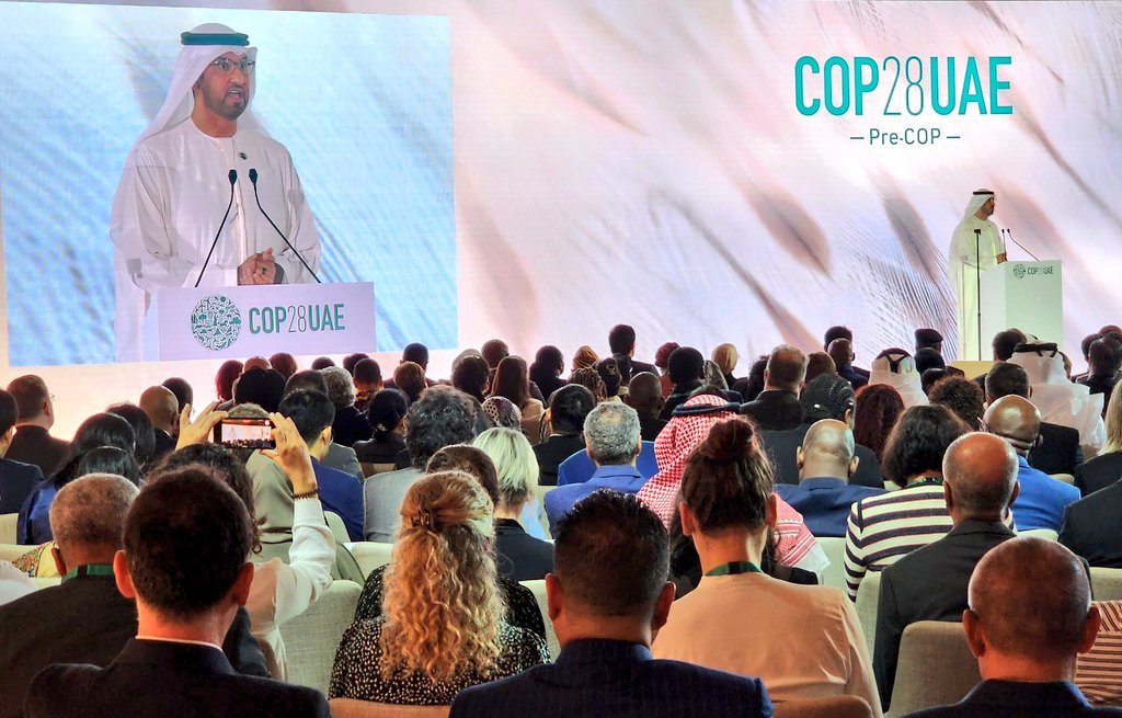 harjeet11's tweet photo. My reaction to the Opening of Pre-COP at Abu Dhabi, UAE

"We must move past mere recognition of fossil fuel phase-out demands. COP28 must not only promise this in writing but also present a tangible roadmap for a global Just Transition.

"COP28 President Designate emphasises the urgent need for nations to address climate finance, bolster support for adaptation, and confront loss and damage in developing regions. 

"The onus remains on affluent countries, whose unmet past commitments have created a significant resource gap. Only by acknowledging their historical actions and responding commensurately can we harbour hope of combating the climate crisis."

- Harjeet Singh, head of global political strategy, @CANIntl