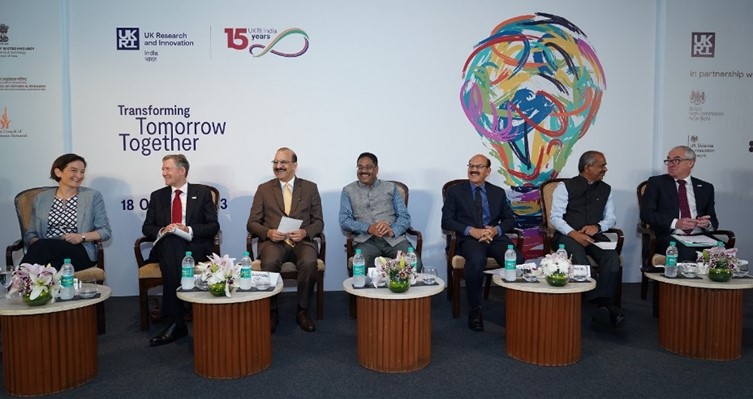 ICSSR participated in UKRI-India's 'Transforming Tomorrow Together' event, celebrating 15 years of India-UKRI partnership. Dr. G. S. Saun represented the Council in the event.