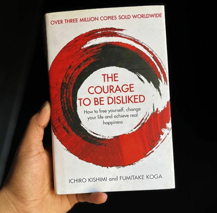 PsycheWizard's tweet photo. Never Be A People Pleaser.

Here are 9 Lessons From The Book "The Courage To Be Disliked":

- Thread - https://t.co/eq1L8igbFn