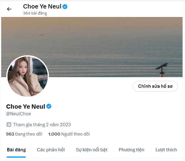 Choe Ye Neul tweet media