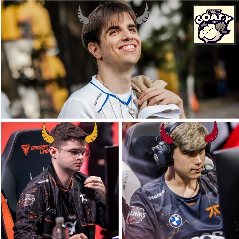 Desde Goaty Esports queremos aplaudir la gran actuación de nuestros mejores players españoles, <a href="/Elyoya_LoL/">Elyoya</a>, <a href="/RazorkLoL/">Razørk 🦭</a> y <a href="/OscarininXD/">Oscarinin 🐼</a>.
Nos inspiráis a equipos más pequeños como nosotros a seguir persiguiendo ese sueño que vosotros ya habéis cumplido, llegar a Worlds.
#GoGoaty!!!