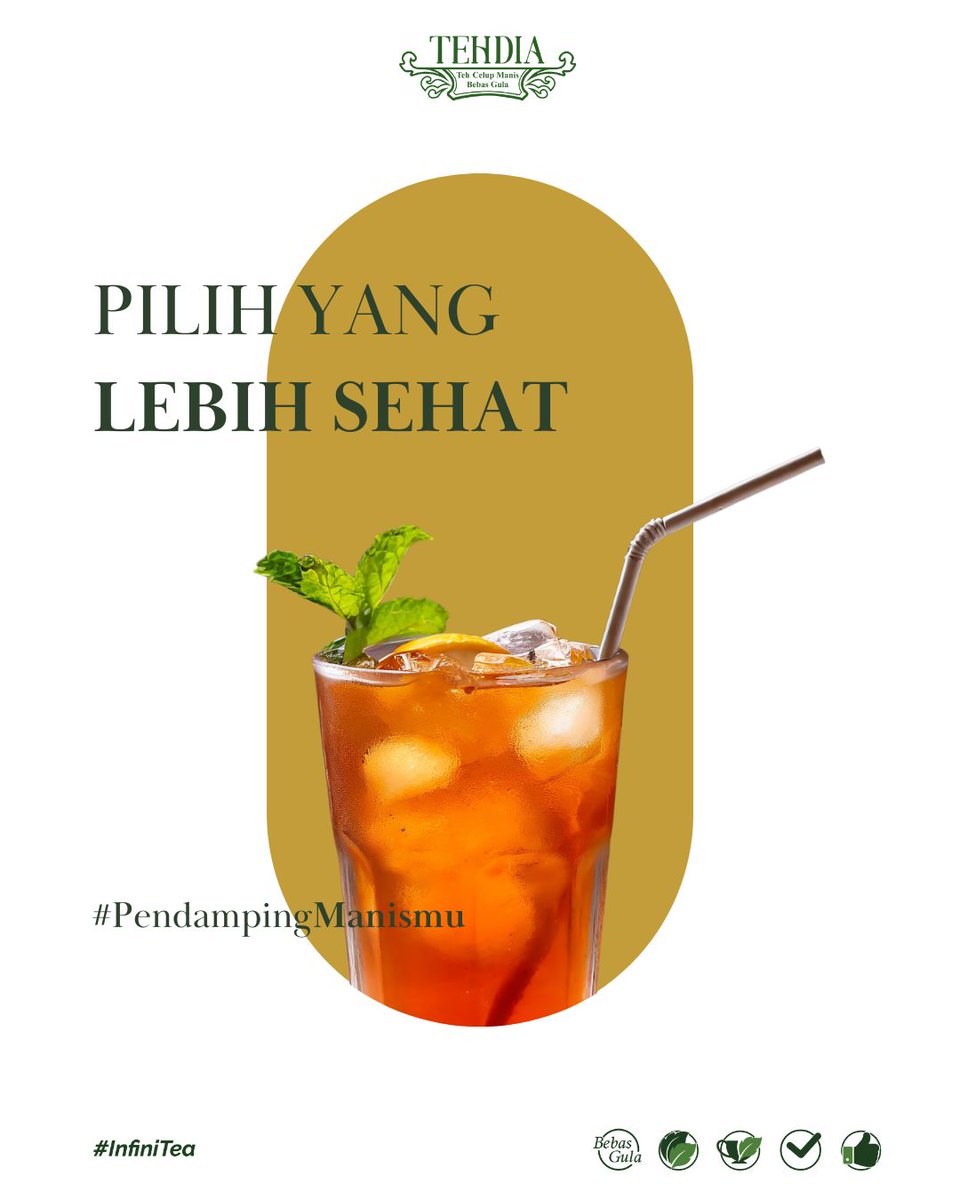Teh Celup Manis Bebas Gula tweet media