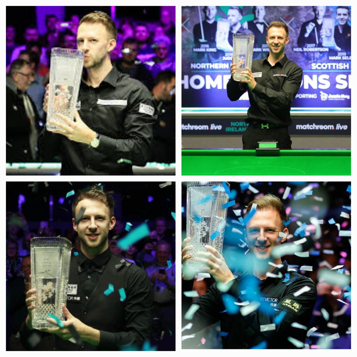 Only 8 Home Nations Northern Ireland Open Finals have been contested .....
Judd's <a href="/juddtrump/">Judd Trump</a> won 4 of them
2018 🏆
2019 🏆🏆
2020 🏆🏆🏆
2023 🏆🏆🏆🏆
#snooker