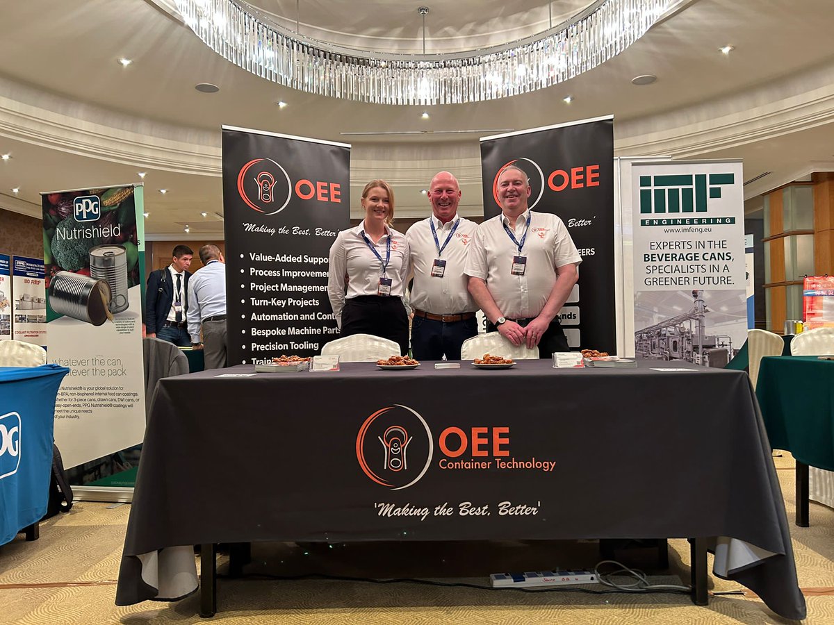 Looking forward to a great few days at Asia CanTech! Visit us in Hall 1 to learn more about how we can support you. #AsiaCanTech2023 #Bangkok #engineering #canmaking #packaging #manufacturing #OEE