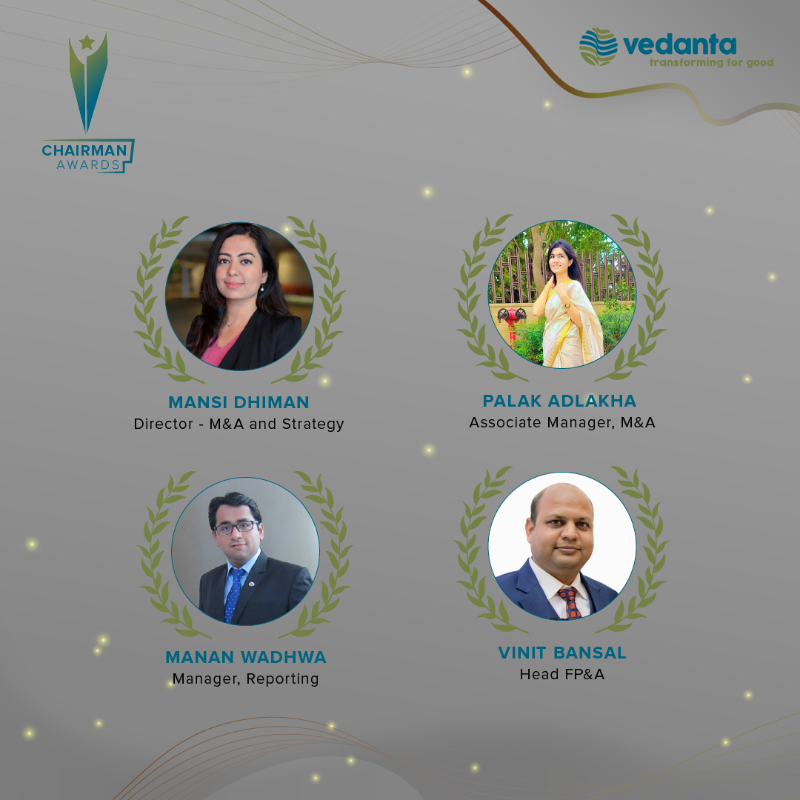 Vedanta_Group's tweet photo. Congratulating all the changemakers at #Vedanta on winning the coveted #ChairmanAwards! To all our employees who strive above and beyond their work, we wish you all the success.

#EmployeeRecognition #Awards #EmployeeConnect #PeoplePractices