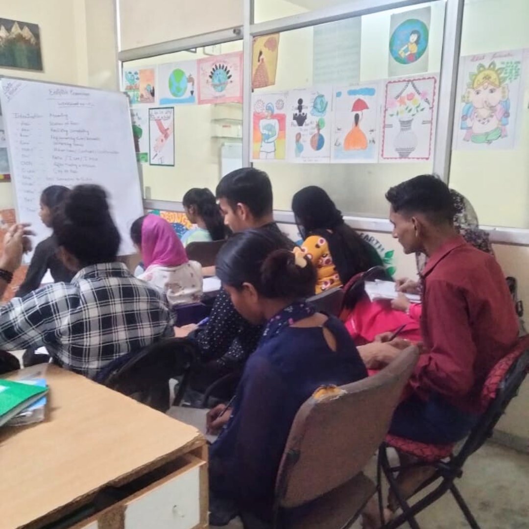 Our dedicated NGO students immerse themselves in enriching English classes, unlocking new opportunities and brighter tomorrows. 📚🌟
.
.
.
.
.
.
.
#nationalngo  #ngo  #empower  #educationalforall #childeducation #hopeforthefuture #delhincr