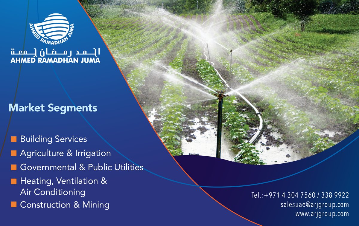 AHMED RAMADHAN JUMA
arjwatertechnology.com or you may contact us at +971 4 304 7560/338 9922
#Xylem #Lowara #pumping #sewage #watersolutions #residentialbuilding #commercialbuilding #industry #irrigation #municipalservices #maintenanceservices #ARJWaterTechnology #ARJFamily