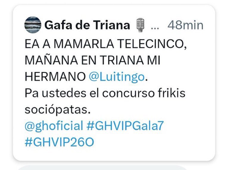 adarauva's tweet image. Los insultos que recibo dice mientras tanto el hermano…

#GHVIP300