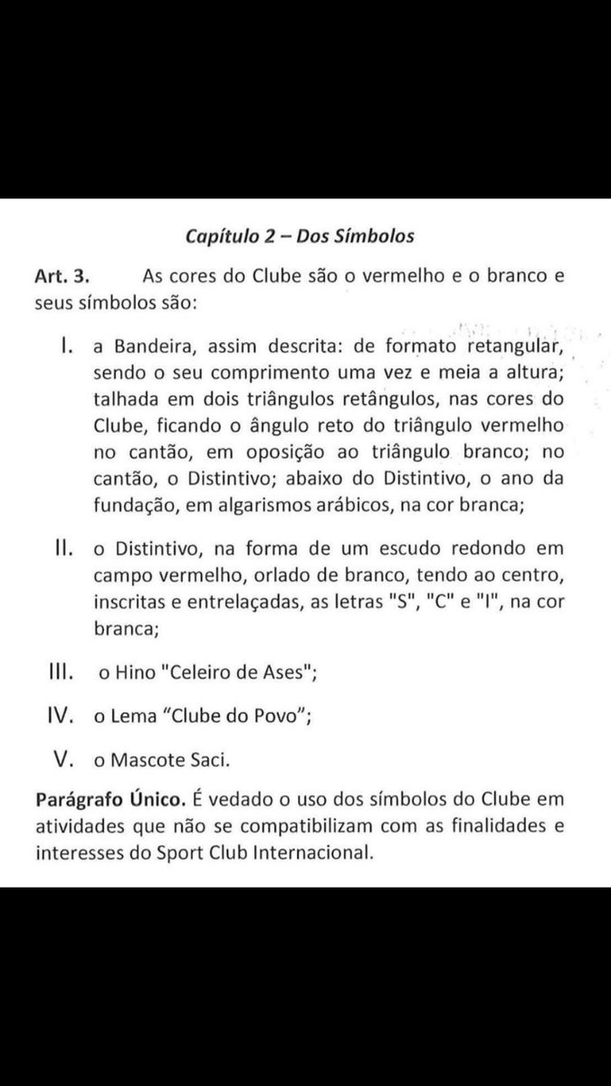 CristianoPilla's tweet photo. Como não respeitam, tem que escrever claramente no estatuto que o Inter SÓ PODE ENTRAR EM CAMPO vestindo VERMELHO E BRANCO.

E se entrar em campo vestindo outra cor, é impeachment no presidente. 

Respeitem as tradições e as cores do INTERNACIONAL!! https://t.co/yT5IB4NmUx