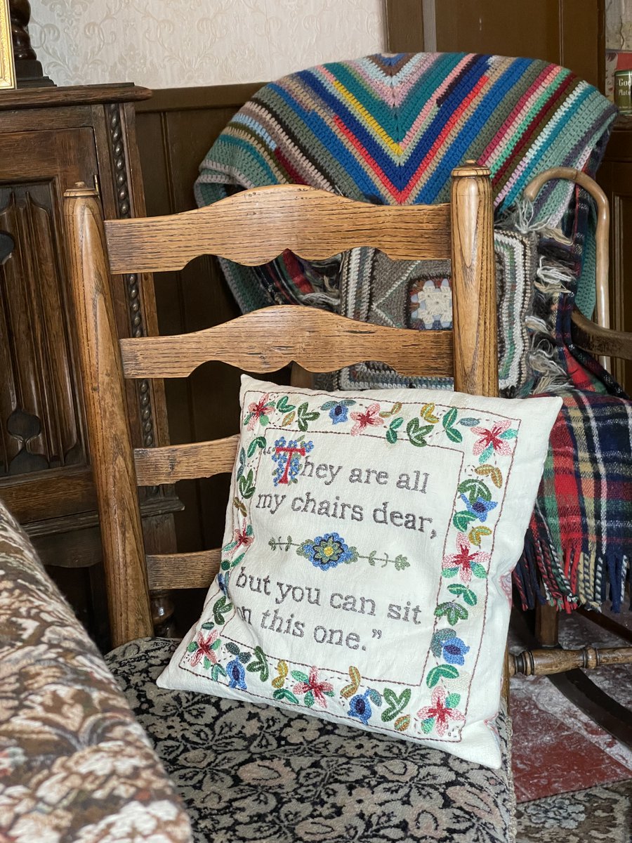 We have some chairs just like these here at the cottage - this one pictured has obviously been re-covered at a later date, but others remain original 😊