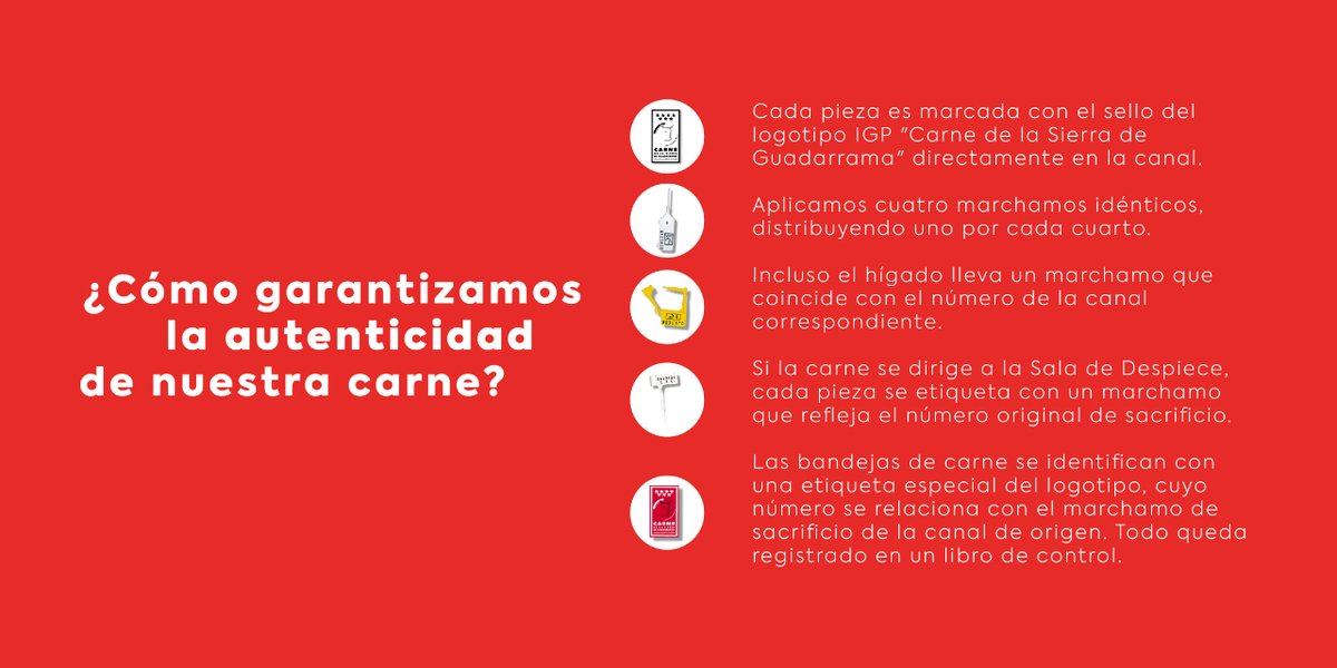 🥩 ¿Alguna vez te has preguntado cómo garantizamos la autenticidad de nuestra carne? 💯 ¡Aquí te lo desvelamos! Y recuerda que, cuando eliges Carne de la Sierra de Guadarrama, estás eligiendo autenticidad y calidad en cada bocado. 🥇🍽️
 #CarneSierraDeGuadarrama