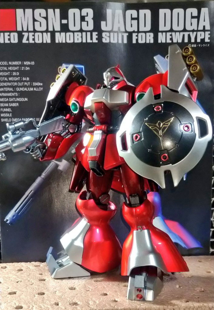 HG ヤクトドーガ　クェス機　全塗装完成品　ガンプラ　グラデーションキャンディ HG ヤクトドーガ クェス機 全塗装完成品 ガンプラ グラデーション