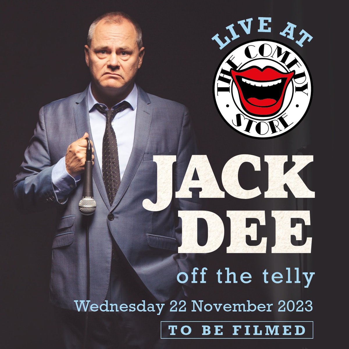 💥 ONE NIGHT ONLY 💥

<a href="/TheRealJackDee/">Jack Dee</a> is bringing his tour: Off The Telly back for one night, filming at <a href="/comedystoreuk/">The Comedy Store, UK</a> in London!

Grab your tickets here: t.ly/Nu8bp