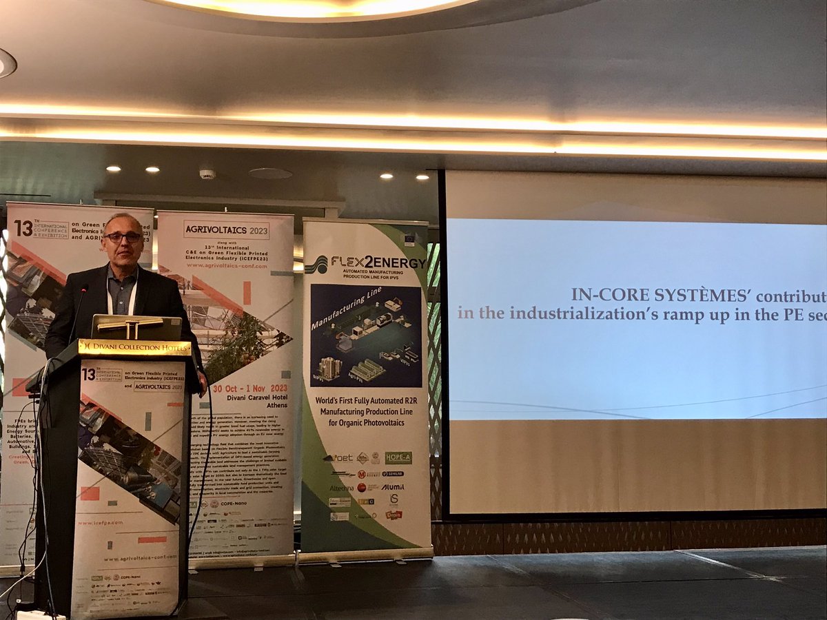 LTFN_Nanolab's tweet image. 13th Inter Conf & Exh on #Green Flexible #PrintedElectronics Industry
& #AGRIVOLTAICS 2023 invited speakers V Kyriazopoulos @oe_tech M Popovic In-core Systemes @Afelim_Assoc T Brigancz @dgjdbjv @Semilabzrt @Semilab_CD #flex2energy #copenano @NANOTEXNOLOGY_