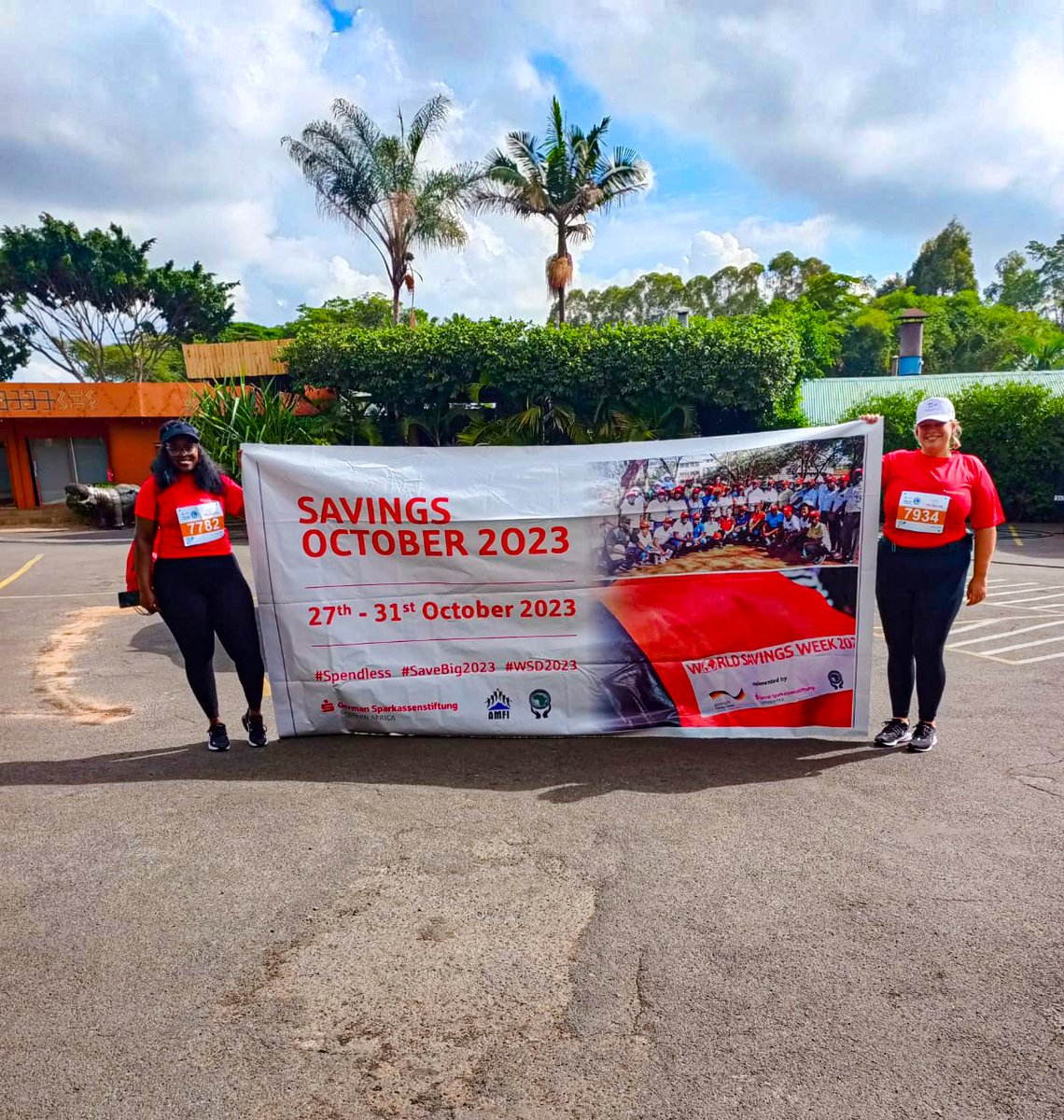 AMFI-Kenya together with German Sparkassenstiftung Eastern Africa takes Strides for Financial Inclusion at the 2023 World Savings Week Marathon in Nairobi's Uhuru Garden. During the event, we championed for savings, running side by side to foster a brighter future.  
#wsw2023