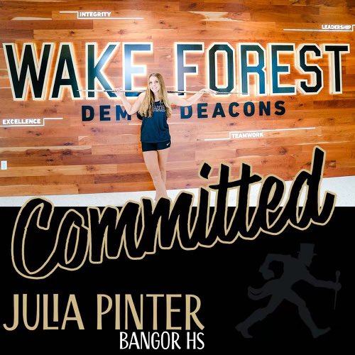 juliapinterr's tweet image. I am extremely excited to announce that I will be continuing my academic and athletic career at Wake Forest! A big thank you to my family, coaches, and everyone who supported me on this journey! #godeacs 🎩