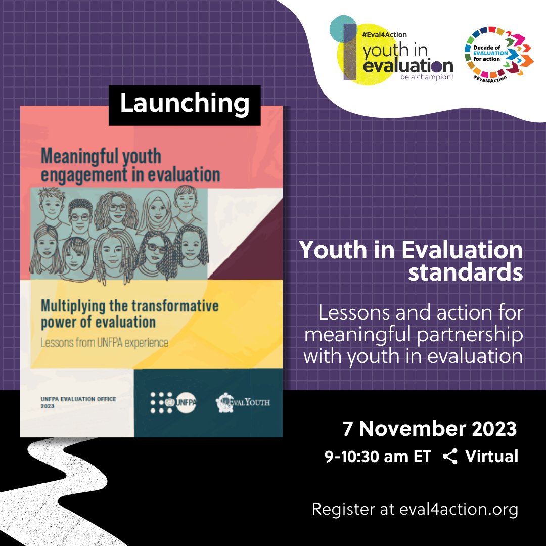 🤝 On 7 Nov discover how intergenerational collaboration can power #evaluation 🍿Bonus: Short film premiere on lessons & experiences of young & senior professionals engaged in UNFPA evaluation Register 👉unfpa.org/updates/launch… #YouthEval