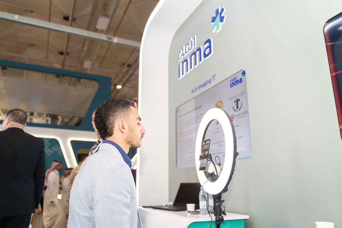 Inma_Tech's tweet photo. Our Inma, the leading technology solutions provider to the healthcare sector in Saudi Arabia is pleased to be a participant at #GlobalHealthExhibition, presenting its most recent innovative technologies to empower healthcare workers and improve the health of our nation. #GHE23 https://t.co/fqSZWA3U25
