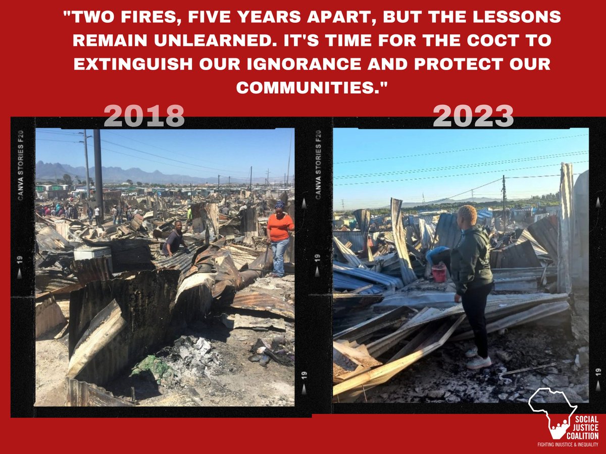 'Two tragic chapters, one city's story. It's time to write a new narrative where fire disasters are a thing of the past.' In the wake of this tragic fire that has claimed lives and destroyed homes, we humbly ask the public to come together in support of the SST community.