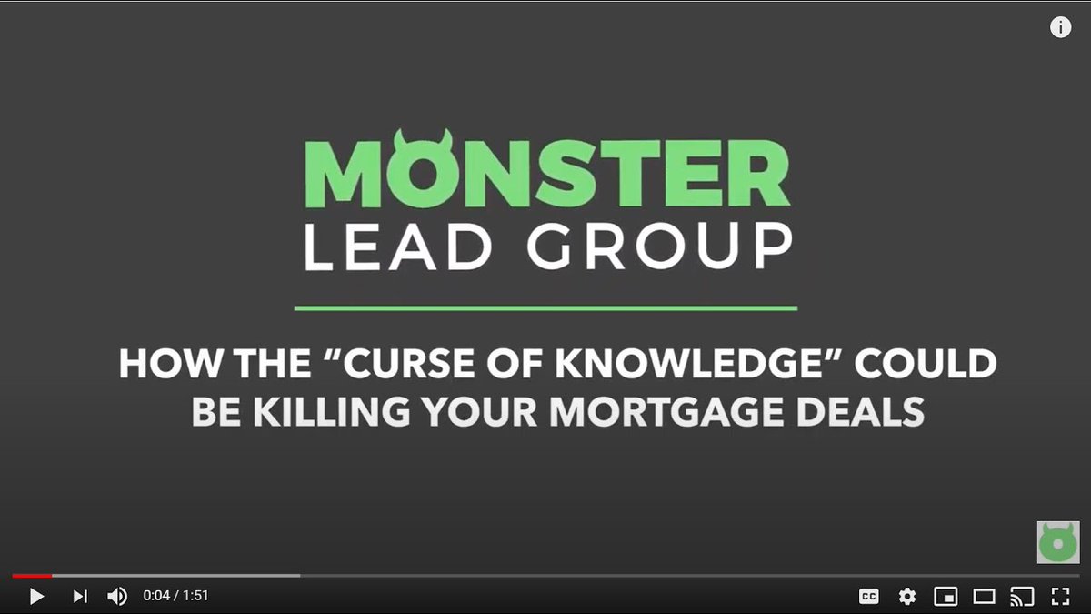 Because of the curse of knowledge, we like to just throw around words that consumers aren't really accustomed to hearing. However, a big area of concern is the lack of understanding of word association in the mortgage industry. #Mortgage #Sales bit.ly/474IAYX