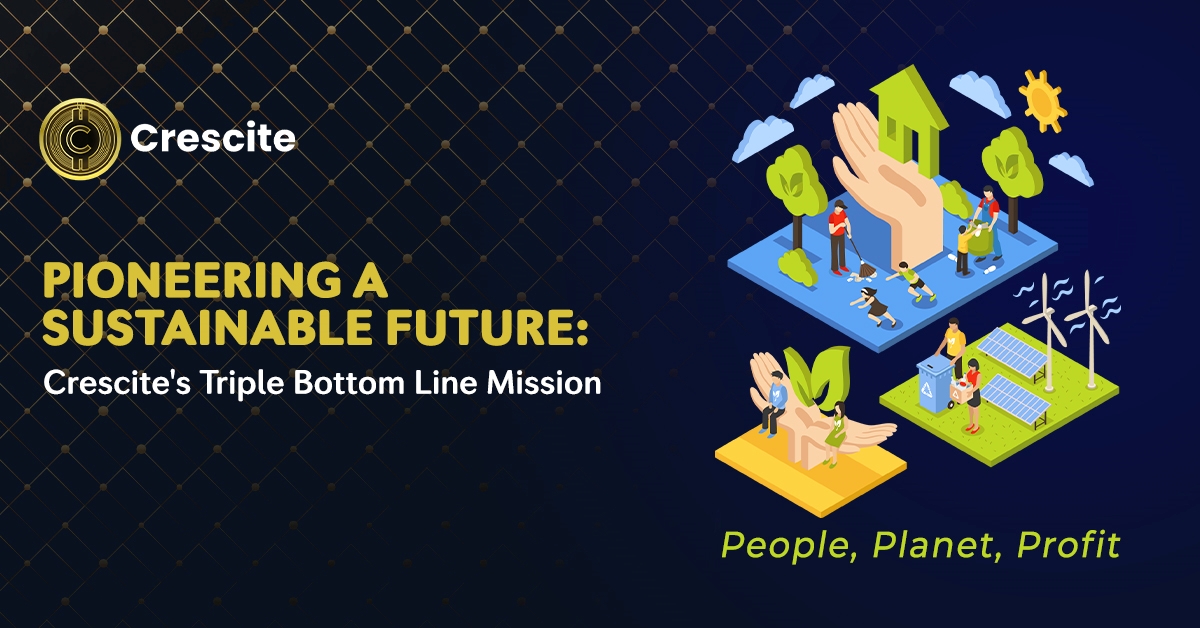 🌱 Sustainability Focus: Crescite aims for Triple Bottom Line success, focusing on a global financial ecosystem that benefits everyone. 

Learn More:
crescite.org 

#Sustainability #TripleBottomLine #Crescite #DAO #Debates #DecisionMaking #Foundation #Crypto #Web3