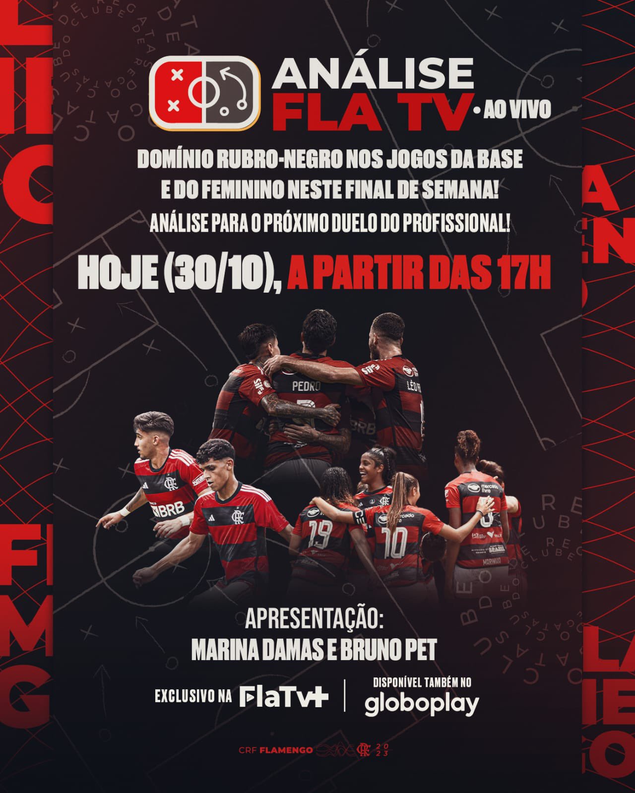 Flamengo on X: Se é FlaTV+, tem no Globoplay! / X