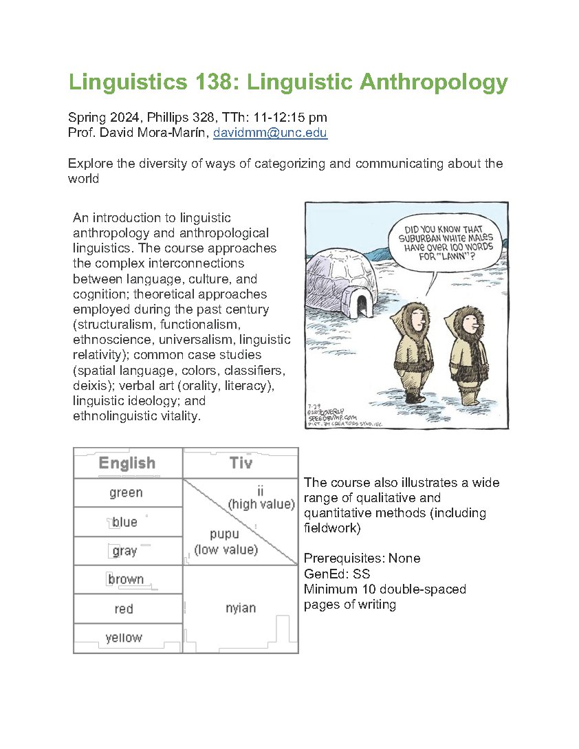 UNC Linguistics tweet media