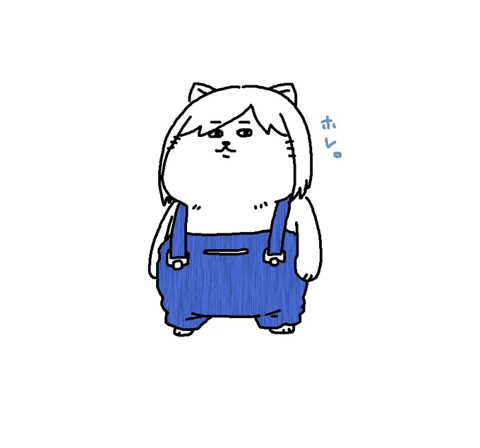シンデレラ周りでデニムがバズってると聞いてきた猫さんです。