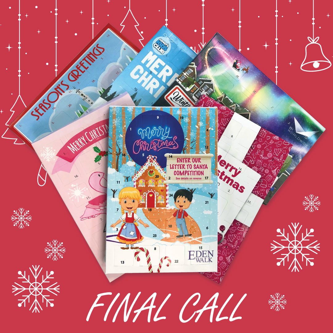 We still have spaces available for desktop advent orders so get yours in now while you can! Email Michael@coronationpromotions.co.uk to place your orders or to receive a quote.

#advent #personalised #promotional #christmas #xmas #christmas2023 #adventcalendars