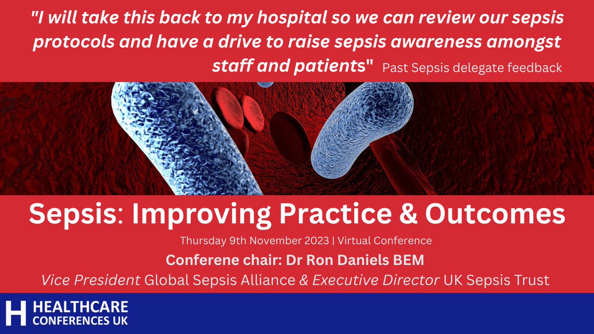 'We need to afford this the same attention we do heart attacks, strokes and cancer.' @SepsisUK
 
Hear from Dr Ron Daniels at our #NHSSepsis conference next week

Book here ow.ly/MRQ150Q24Ez 

@UKsepsisnurses @UKSepsisTrust @YvonneCYoung  @sepsislthtr @AvileneCasey @mopbedd