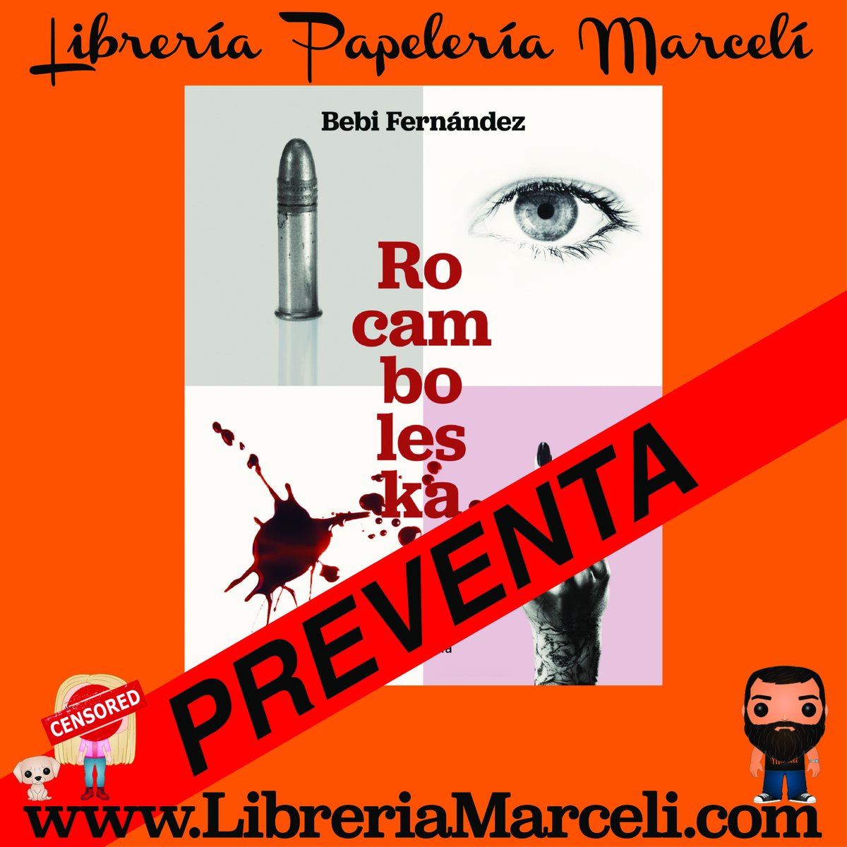En tiempos rocamboleskos, palabras como balas.
La mejor arma que conocemos.
Pero no la única.

¿Te atreves a regresar al mundo de <a href="/bebi_fernandez/">Bebi Fernández</a>?

Ya en PREVENTA

#Aspe #Bebi #Preventa #Rocamboleska