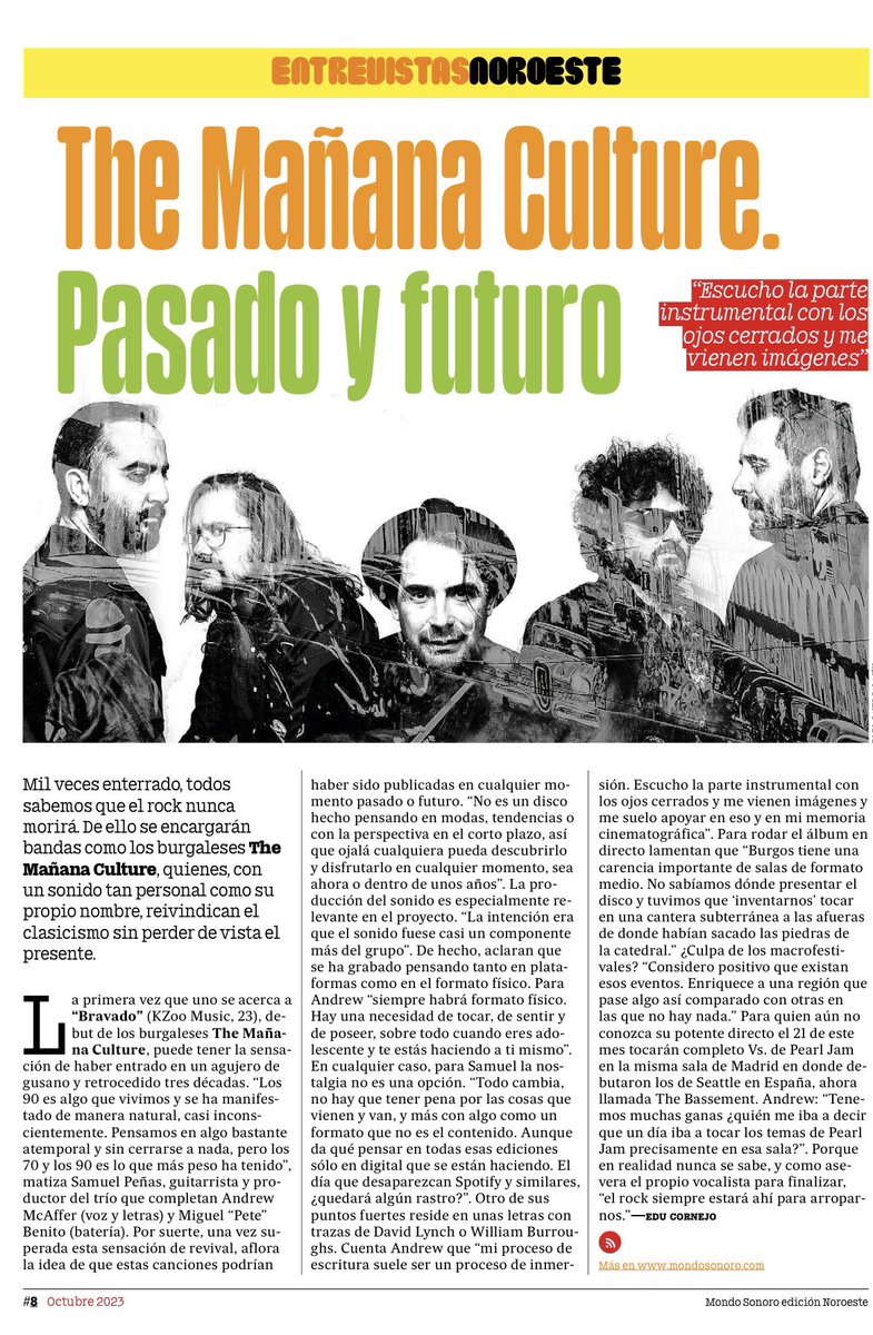 mananaculture's tweet photo. Entrevista en @mondo_sonoro noroeste. 

https://t.co/sleoV8786B https://t.co/kwr6jpaess