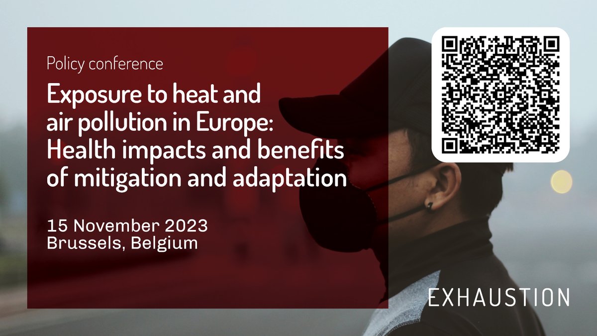 📢Interested in the latest cutting-edge results on warming and #airpollution developments in Europe (incl. from #wildfires) and health effects of the interaction between #heatstress and air pollution? Register for our conference here, online or onsite⬇️: form.cicero.oslo.no/cn/ab76m/EXHAU…