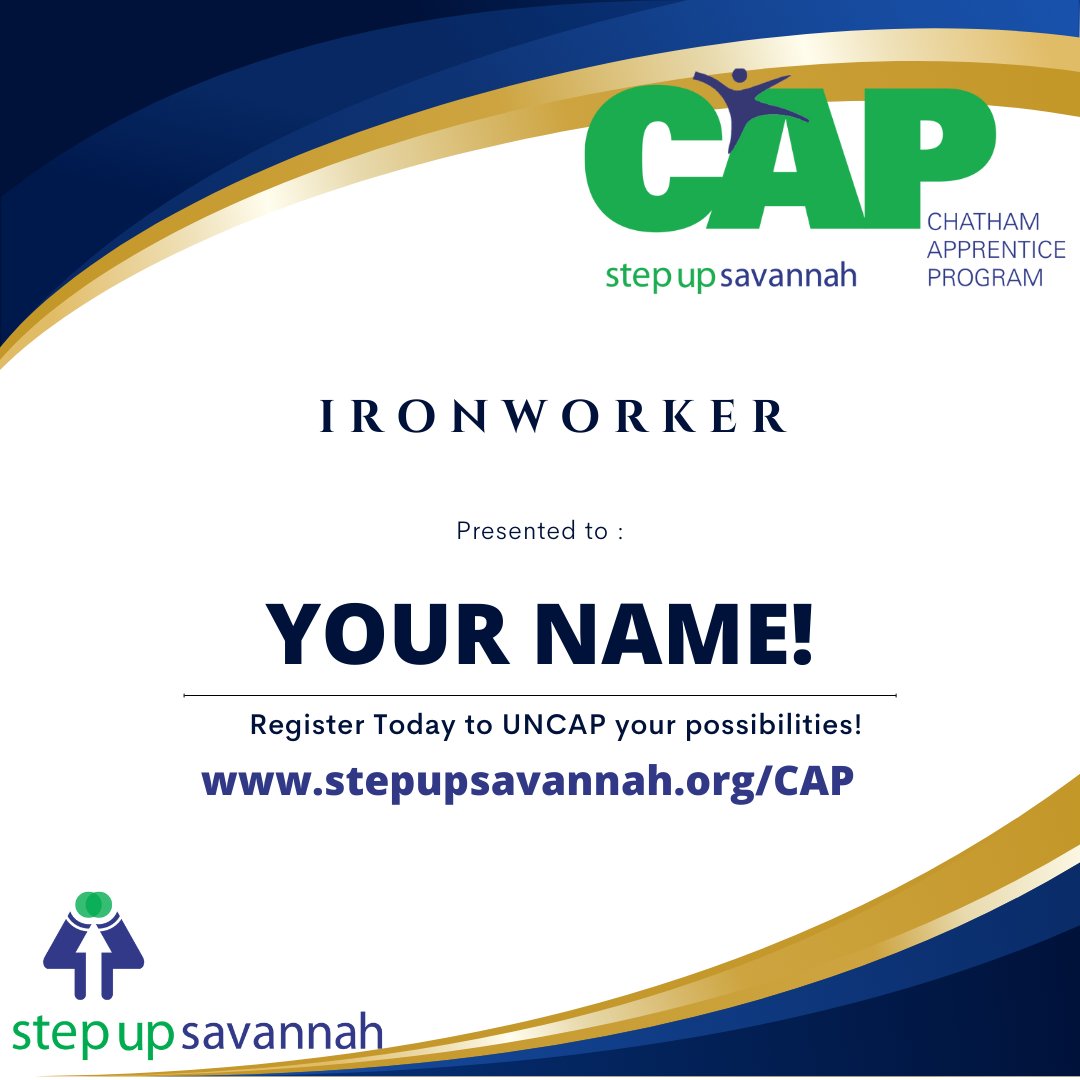 StepUpSavannah's tweet photo. #StepUpSavannah has partnered with Iron Workers Local #709, allowing our graduates to receive paid training in #OSHA, #forklift, #welding, #scaffolding, and more!
#Apply today to sign up for our newly offered credential! Call 912-232-6737 or visit https://t.co/DDXhFSArq6! https://t.co/Hy0niTwHgR