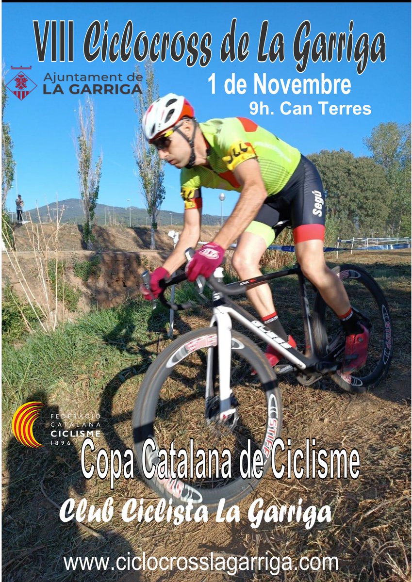 ajlagarriga's tweet photo. 🏃‍♂️🏃‍♀️🚴‍♂️Aquesta setmana, gaudeix d'esport de gran nivell a #laGarriga amb el ciclocross del dia 1, la Saligarda Trail dels dies 4 i 5 i la caminada popular

👏Vine a animar!!! https://t.co/mEPoIAyUCP